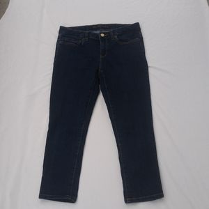 Michael Kors Dark Denim Capris Size 2